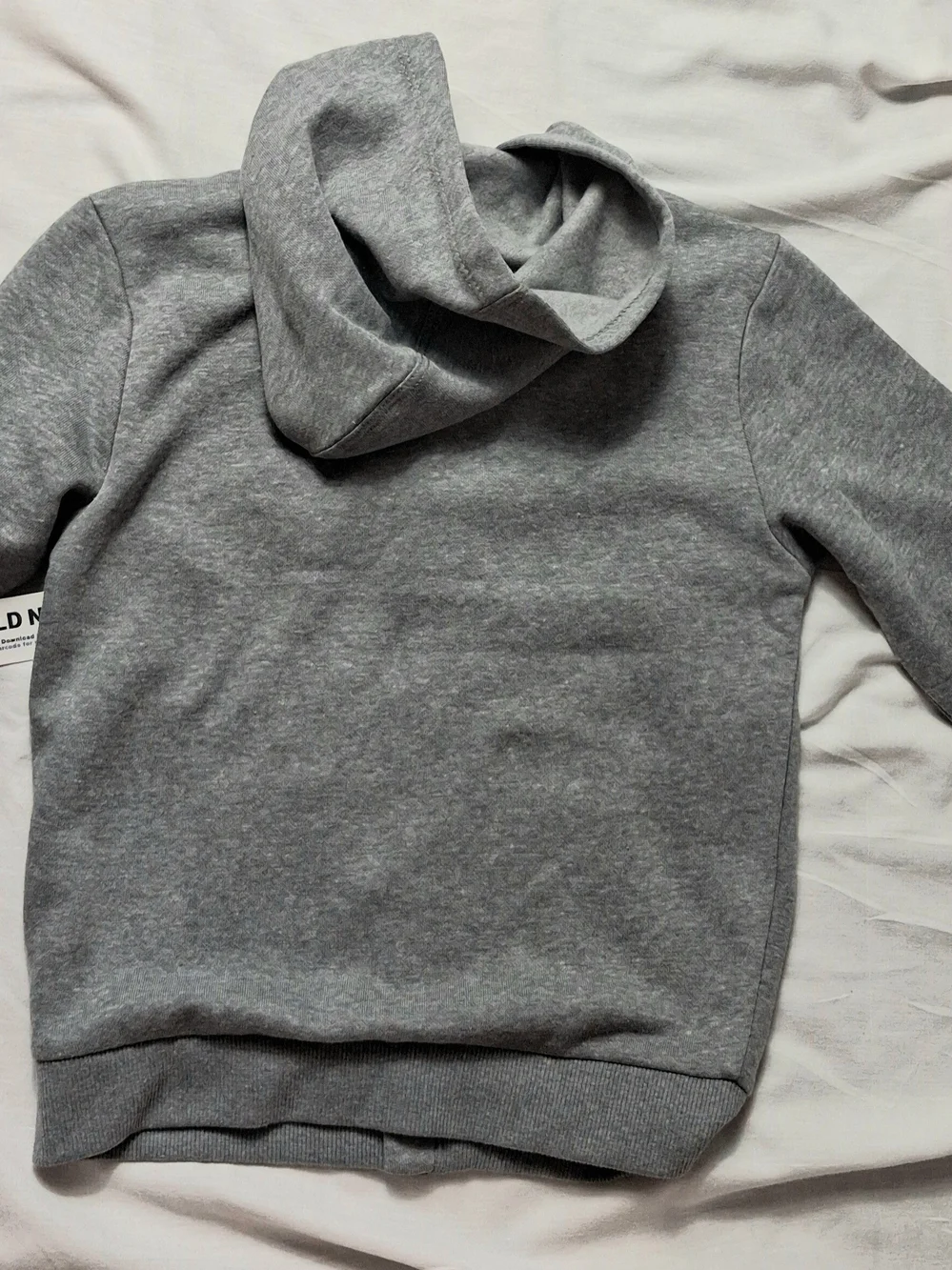 Old Navy Toddler Hooded Sweat Jacket Size 4T Gray Full Front Zip Long Sleeve NEW